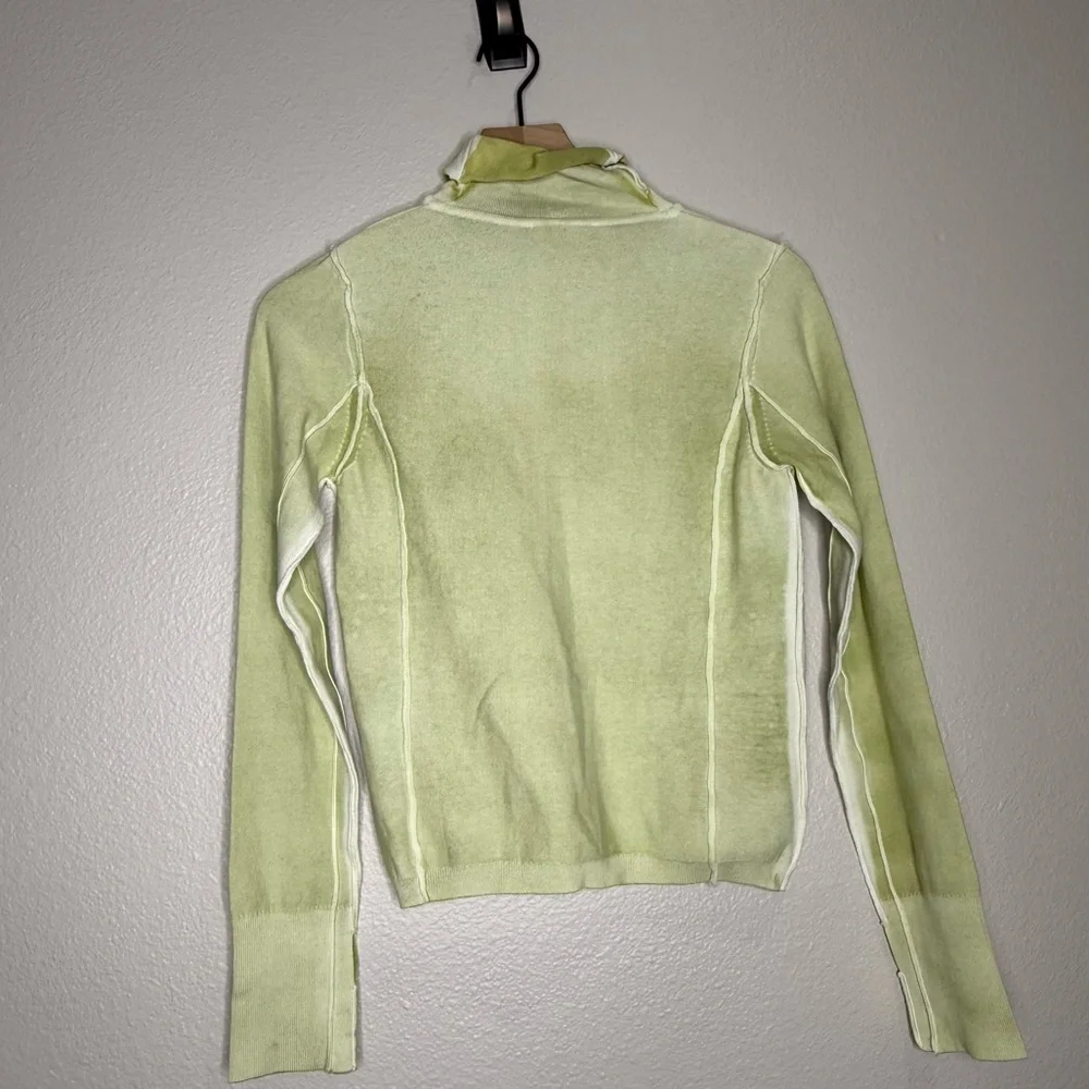 Free People Robbie Turtleneck Sweater in Green, size XS